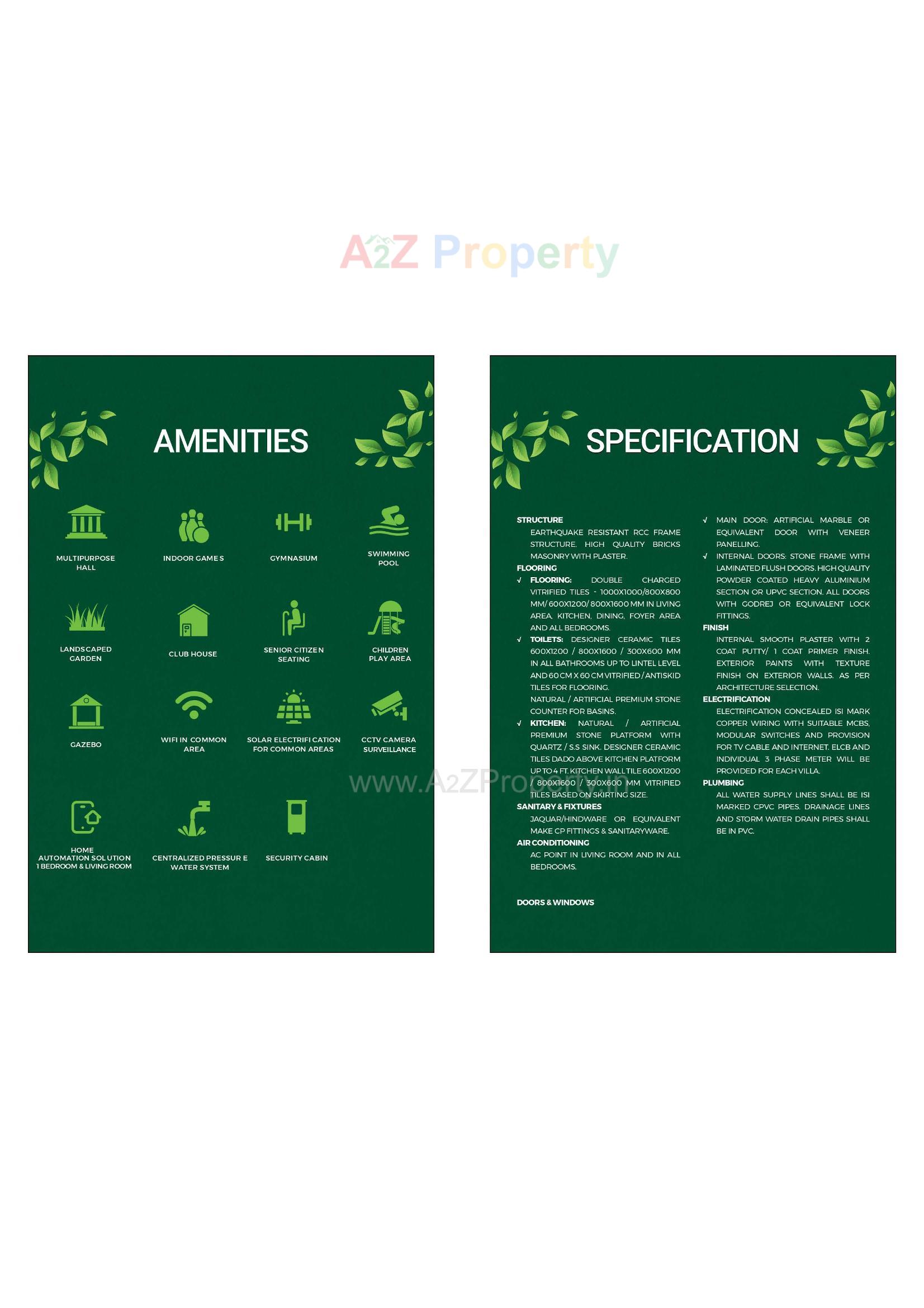  of real estate project Green Leaf located at Sevasi, Vadodara, Gujarat