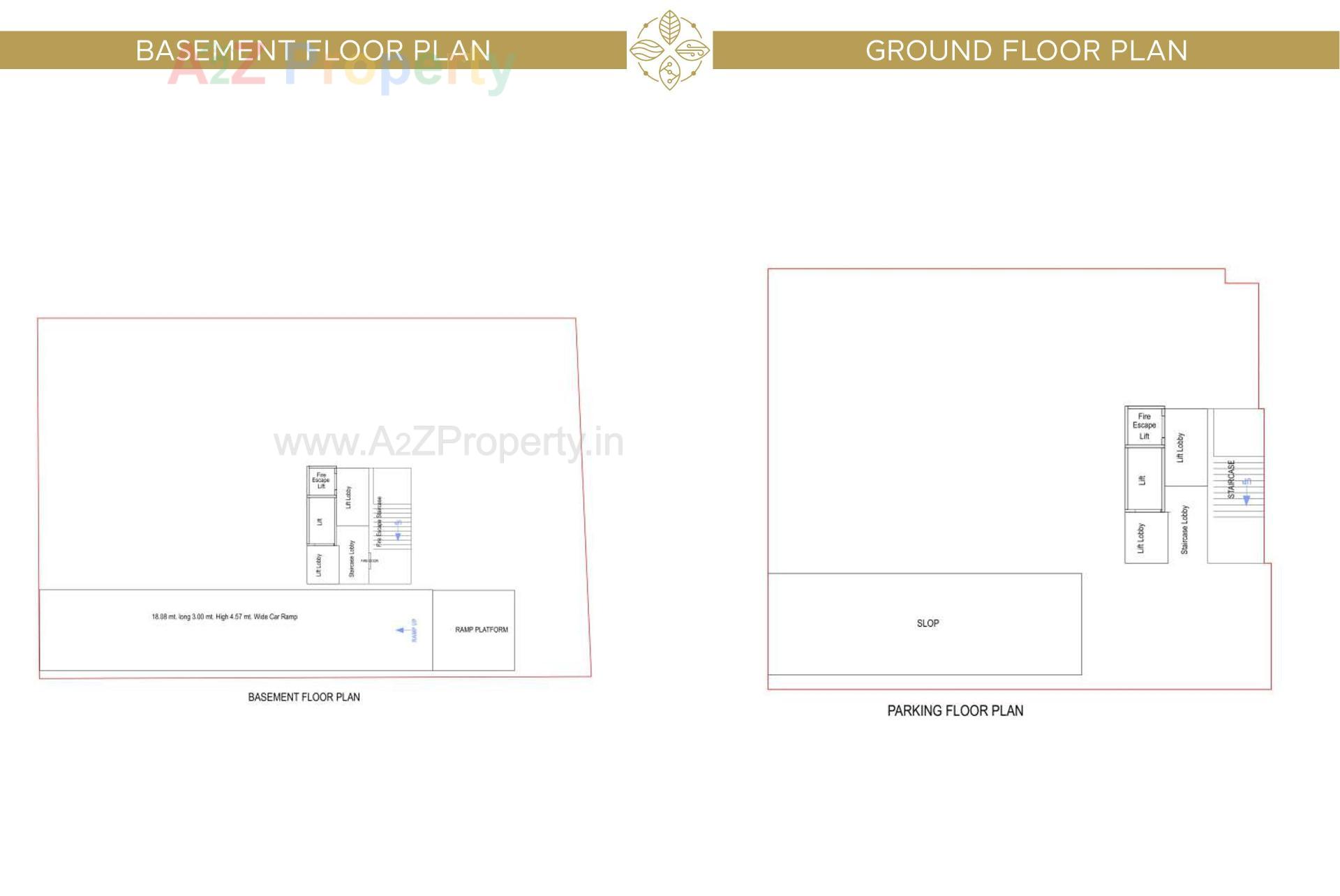 Layout of real estate project Green Leaf Antilia located at Gotri, Vadodara, Gujarat