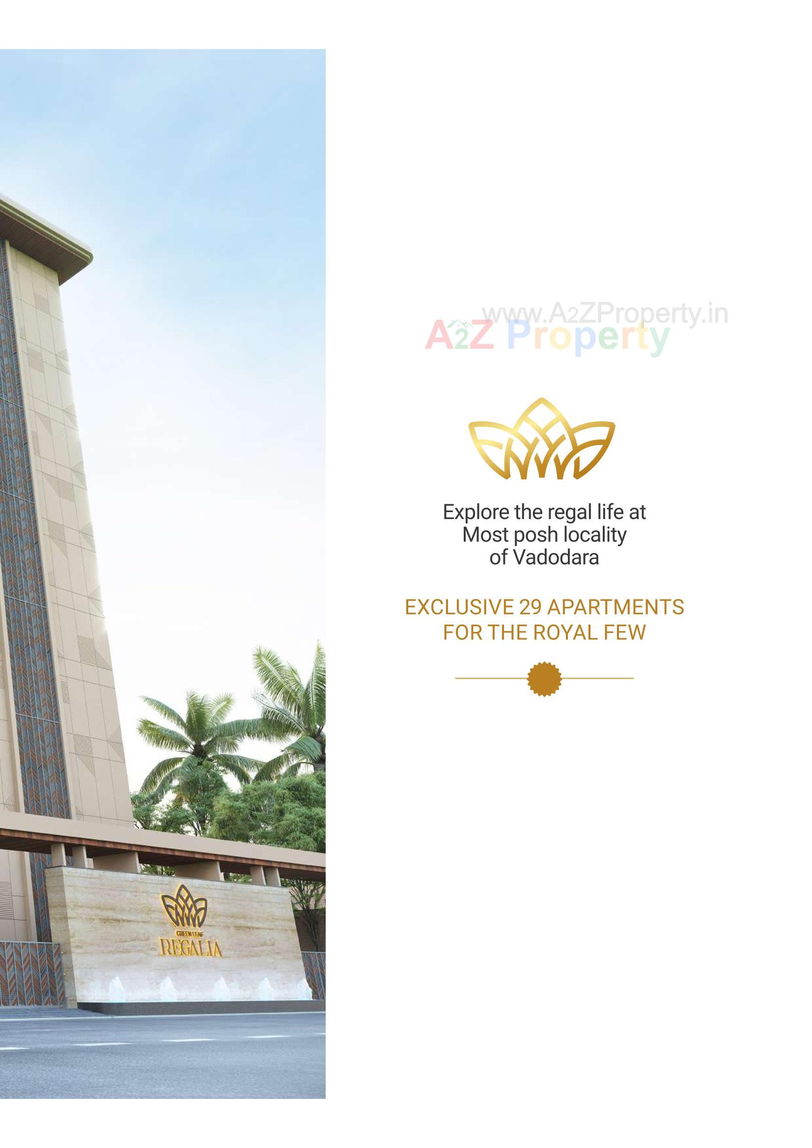  of real estate project Green Leaf Regalia located at Gotri, Vadodara, Gujarat