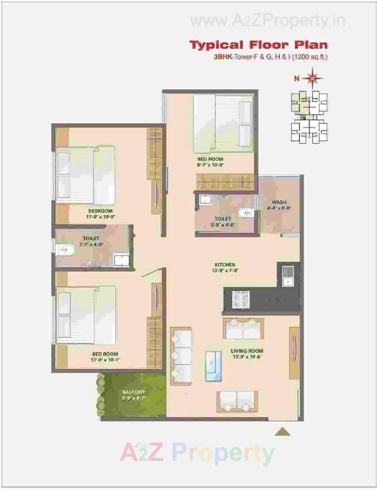 Layout of real estate project Greenfields located at Bhayli, Vadodara, Gujarat