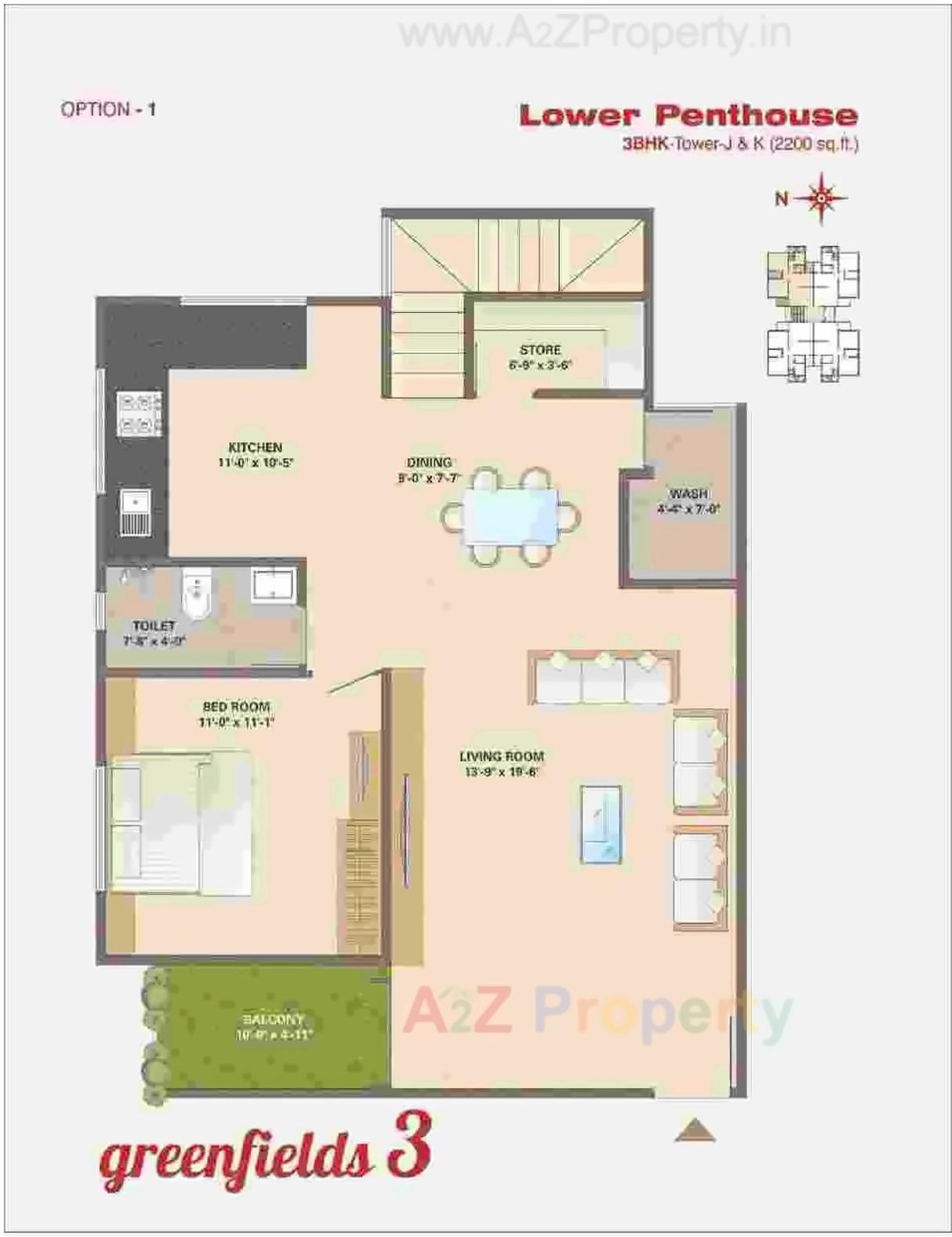 Layout of real estate project Greenfields located at Bhayli, Vadodara, Gujarat