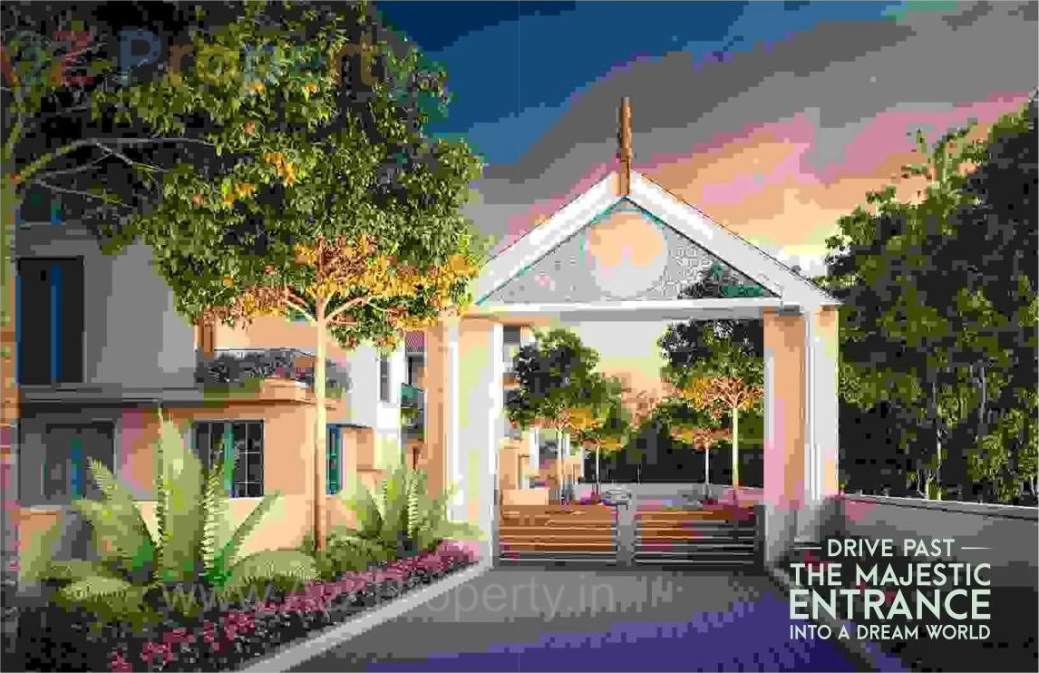 3D Elevation of real estate project Greenfields   4+ located at Bhayli, Vadodara, Gujarat