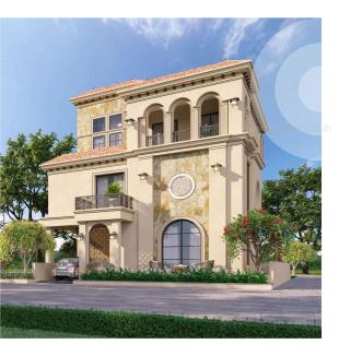 Elevation of real estate project Greenleaf Heritage located at Sevasi, Vadodara, Gujarat