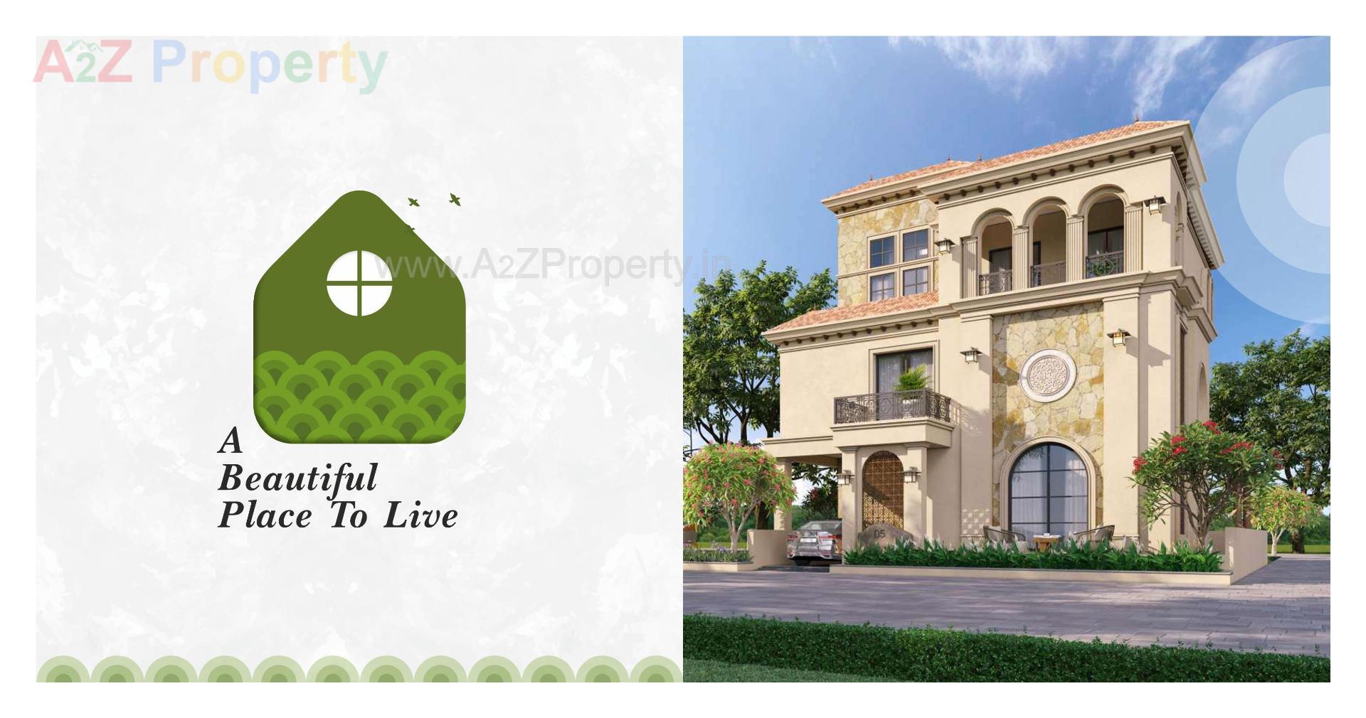 3D Elevation of real estate project Greenleaf Heritage located at Sevasi, Vadodara, Gujarat