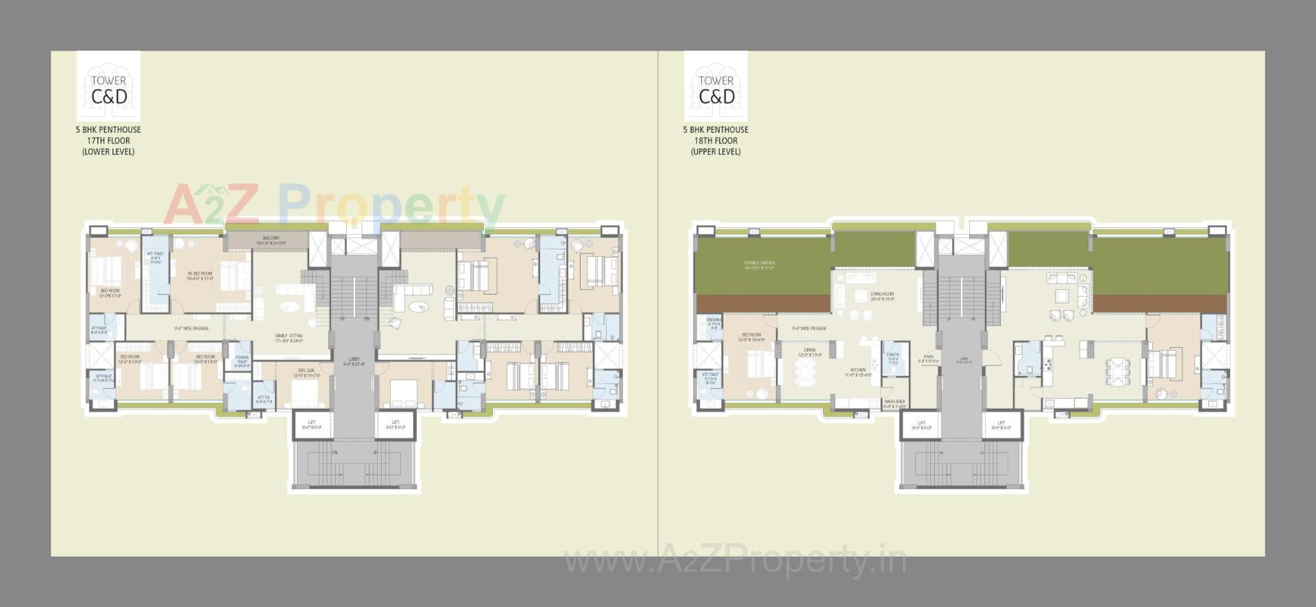 Layout of real estate project Greenwoods Aaranya located at Subhanpura, Vadodara, Gujarat