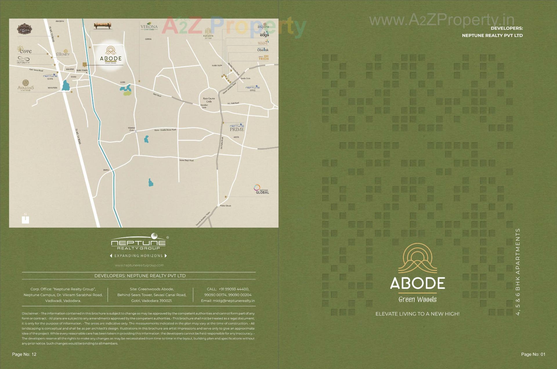  of real estate project Greenwoods Abode located at Sevasi, Vadodara, Gujarat