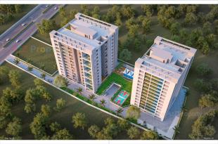 Elevation of real estate project Greenwoods Abode located at Sevasi, Vadodara, Gujarat