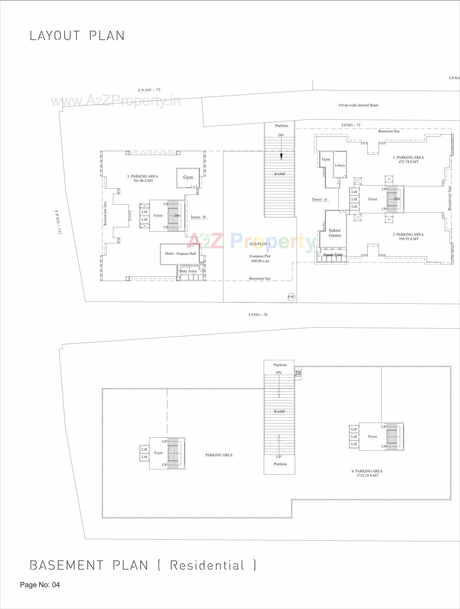 Layout of real estate project Greenwoods Abode located at Sevasi, Vadodara, Gujarat
