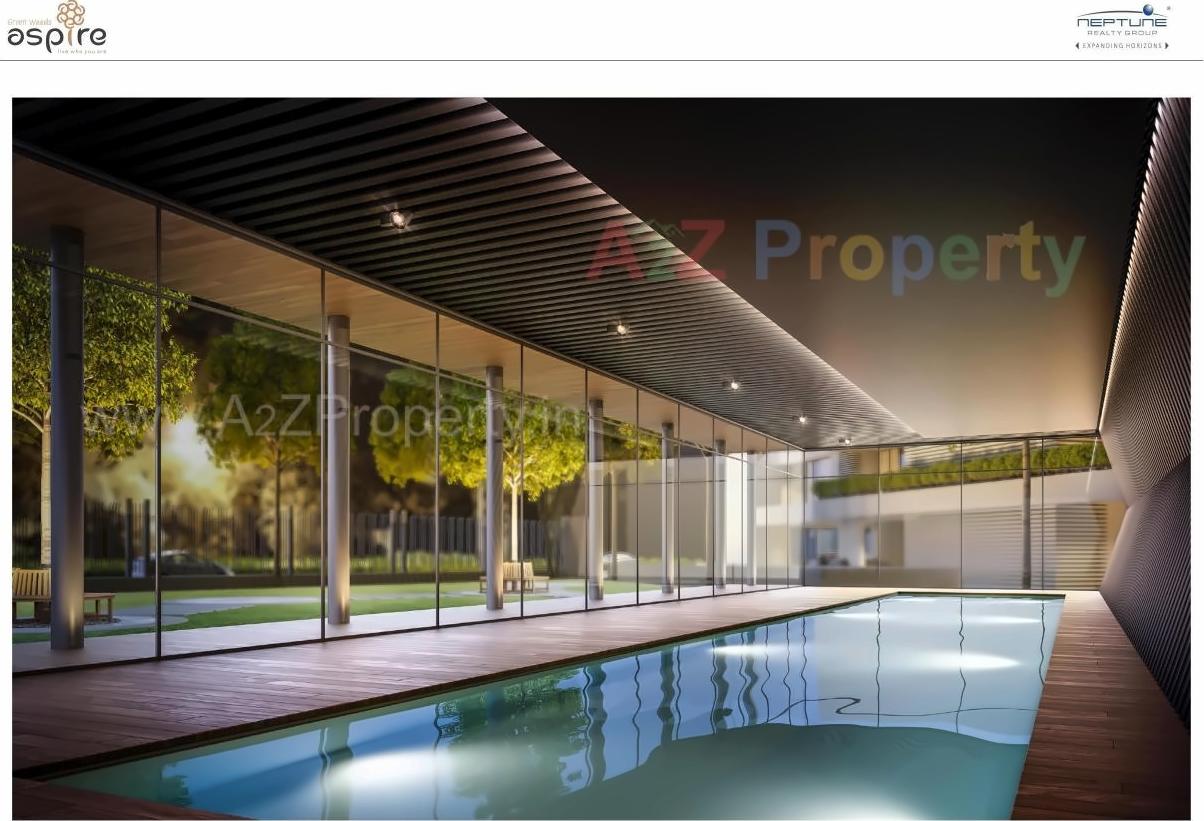 3D Elevation of real estate project Greenwoods Aspire located at Subhanpura, Vadodara, Gujarat