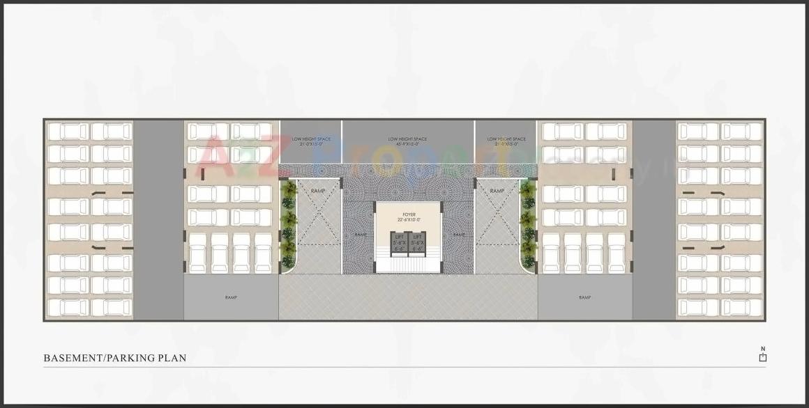 Layout of real estate project Greenwoods Infinity located at Khanpur, Vadodara, Gujarat