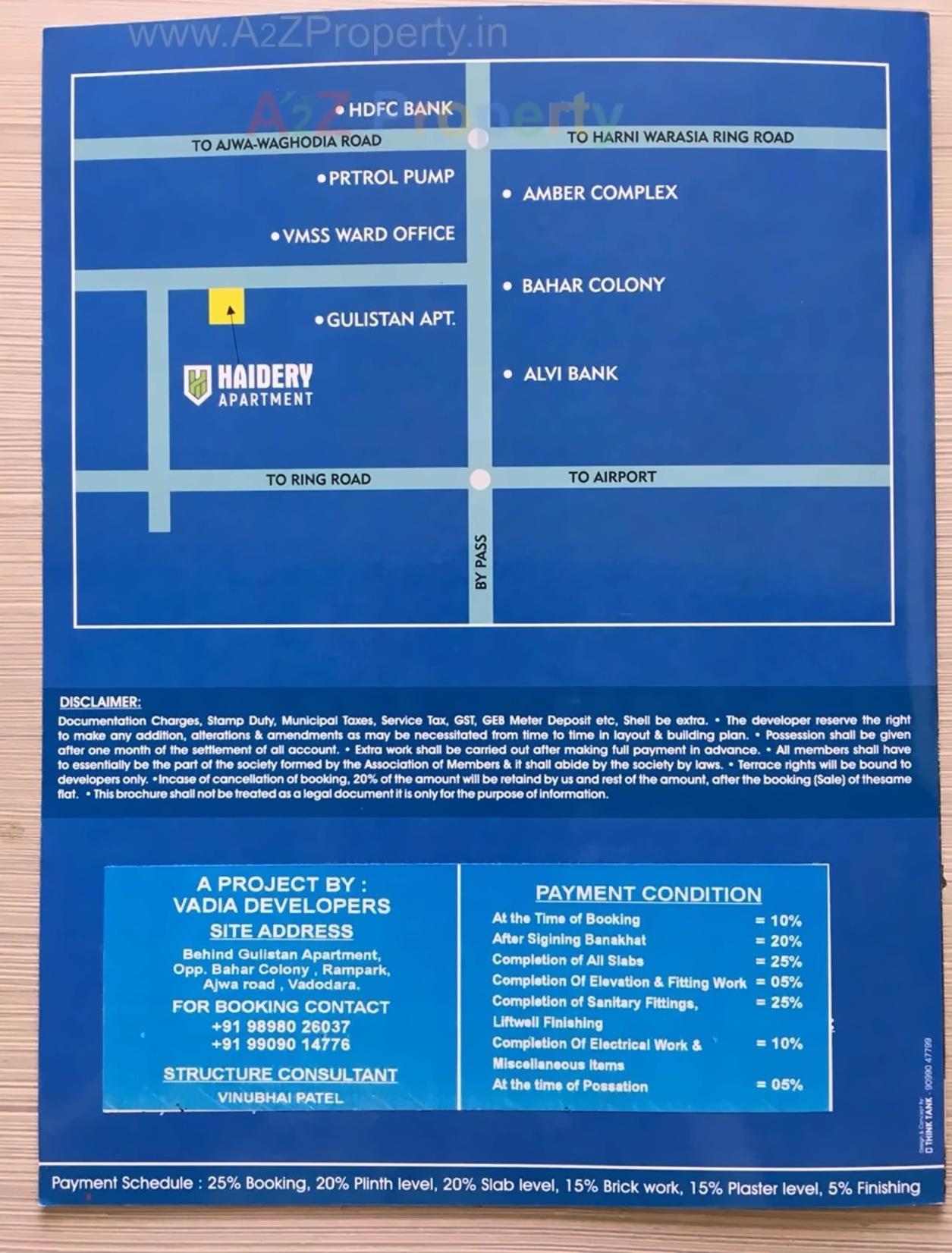  of real estate project Haidery Apartment located at Bapod, Vadodara, Gujarat