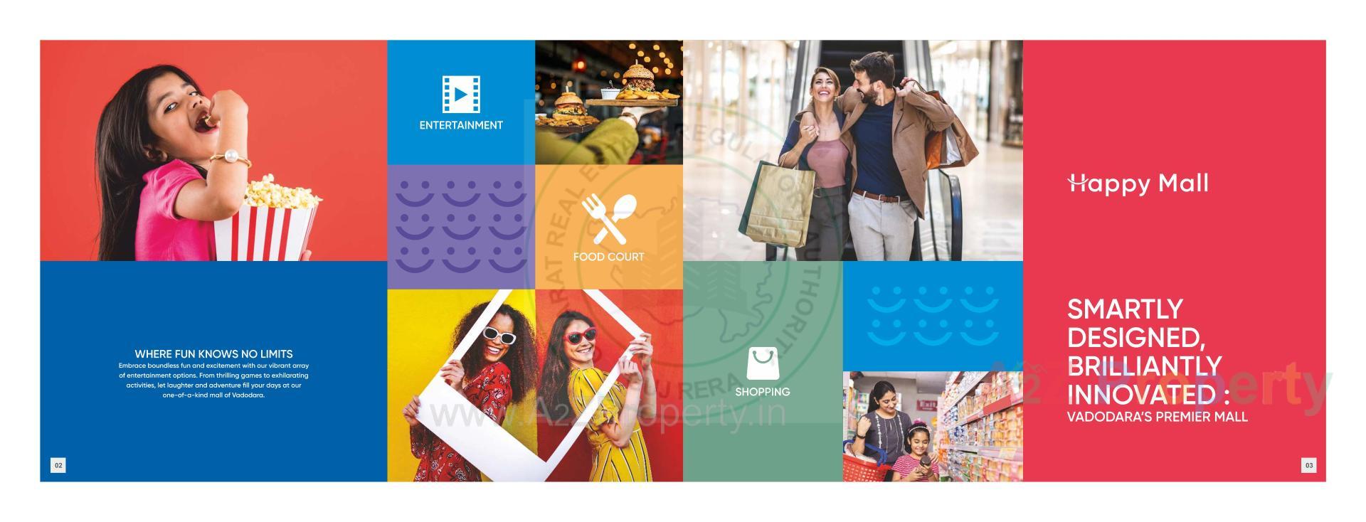  of real estate project Happy Mall located at Dumad, Vadodara, Gujarat