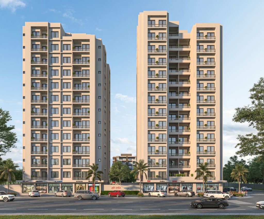 F_002 of real estate project Hari Darshan Sky located at Chhani, Vadodara, Gujarat