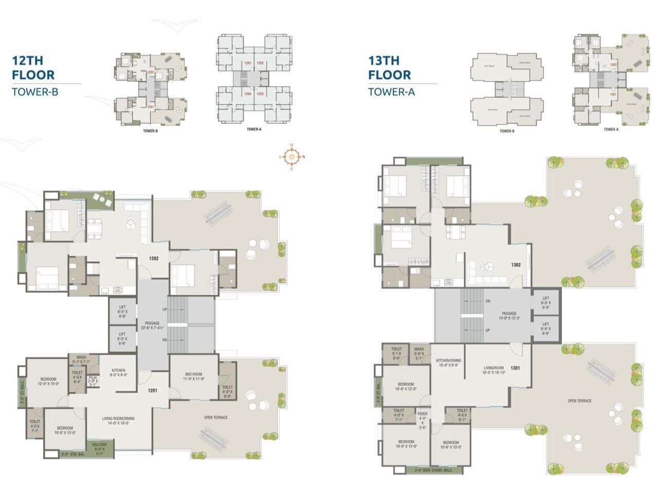 Layout of real estate project Hari Darshan Sky located at Chhani, Vadodara, Gujarat