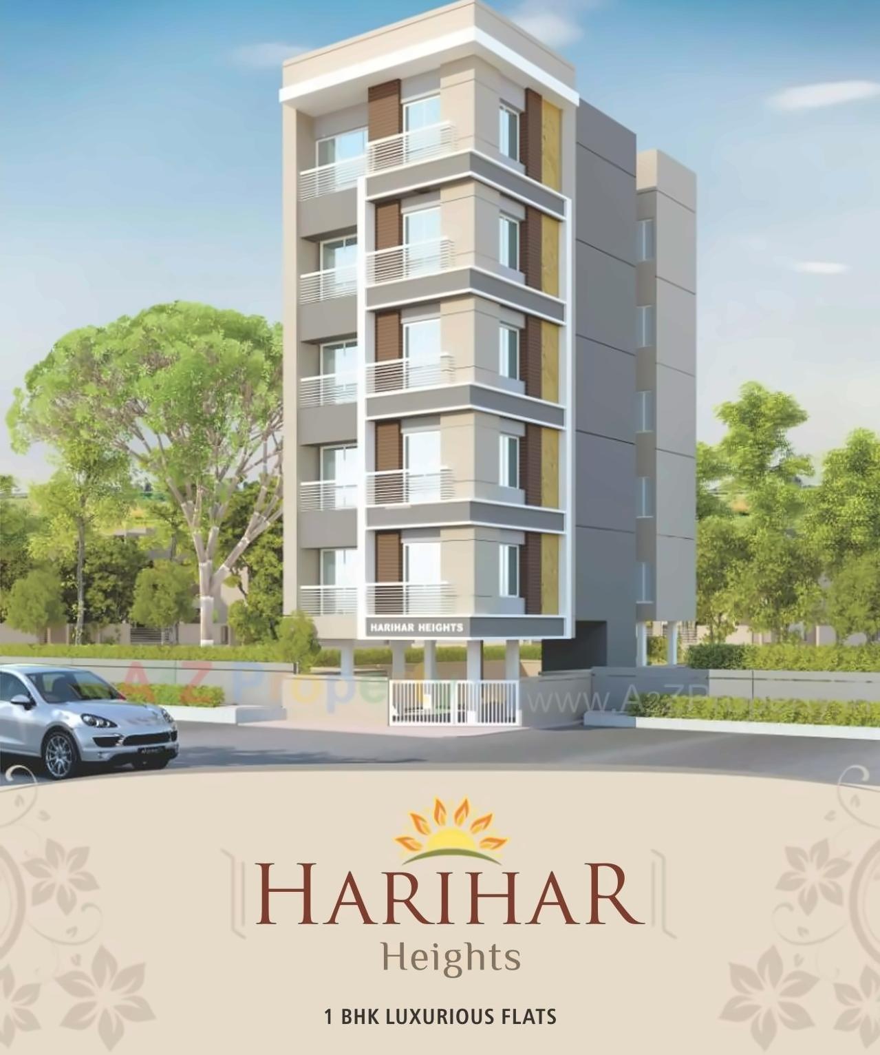 3D Elevation of real estate project Harihar Heights located at Kasba, Vadodara, Gujarat