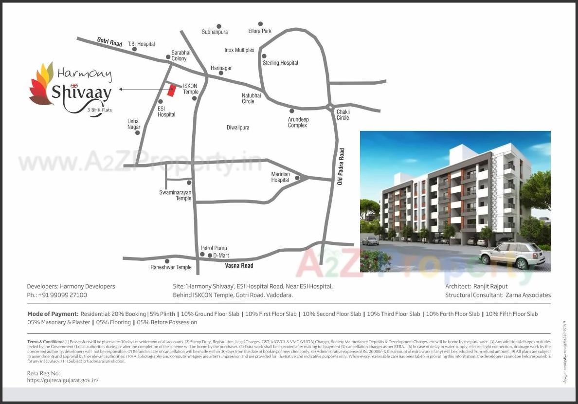  of real estate project Harmony Shivaay located at Saiyad, Vadodara, Gujarat