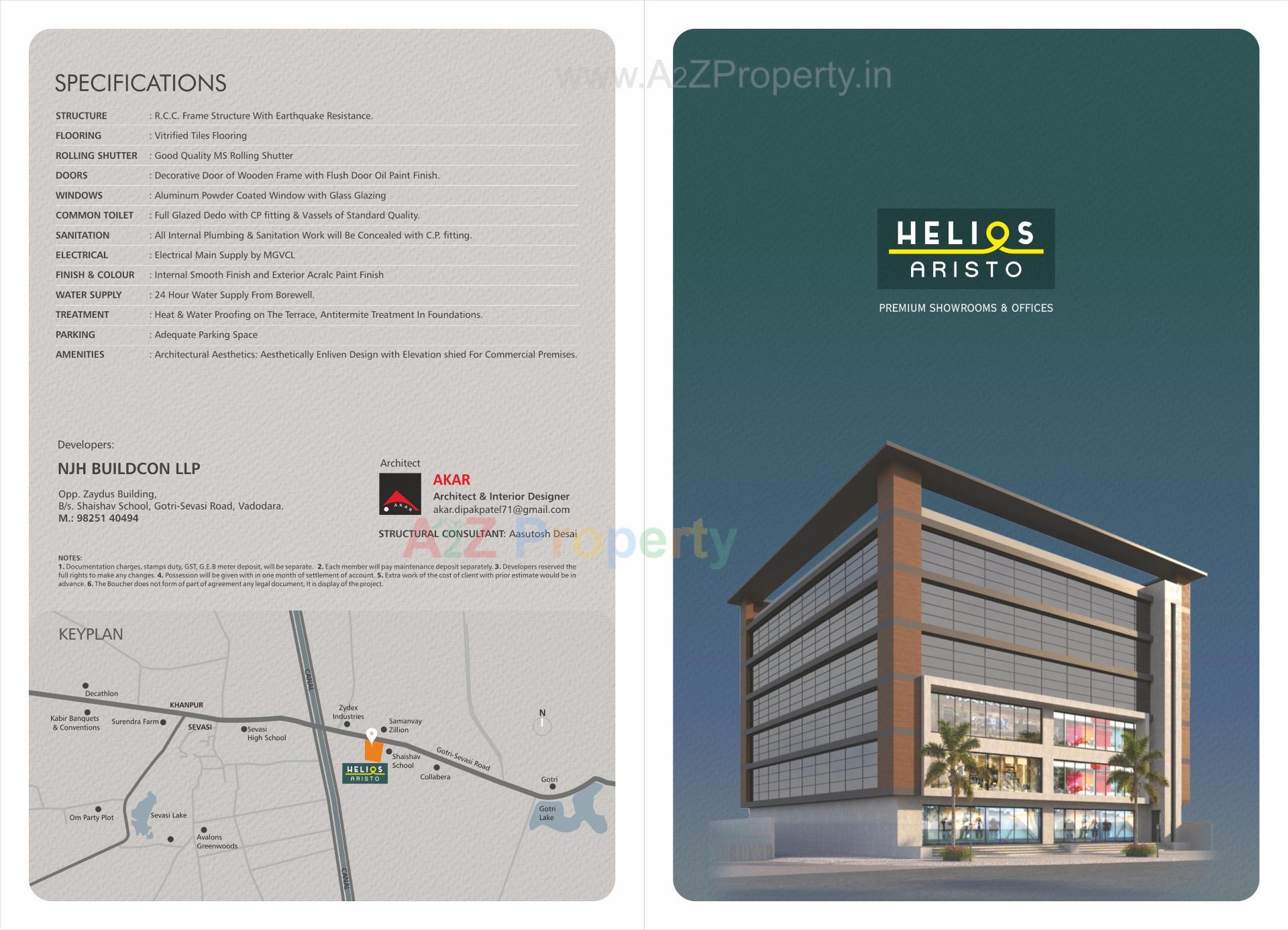  of real estate project Helios Aristo located at Vadodara, Vadodara, Gujarat