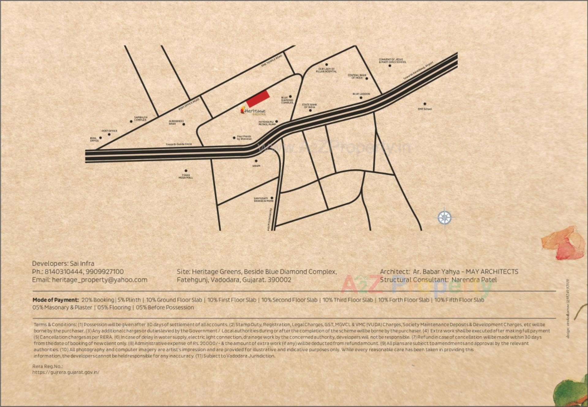  of real estate project Heritage Green located at Vadodara, Vadodara, Gujarat