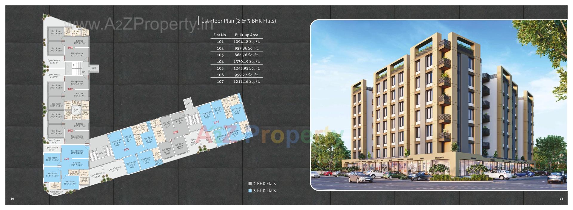  of real estate project Hyatt Residency located at Vadodara, Vadodara, Gujarat