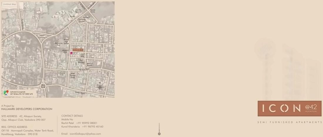  of real estate project Icon@42 Alkapuri located at Kasba, Vadodara, Gujarat