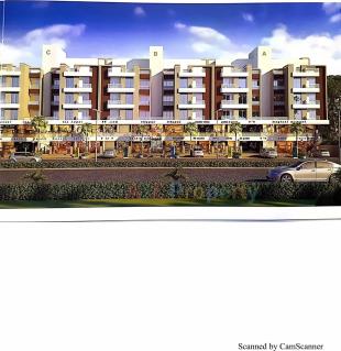 Elevation of real estate project Indra Heritage located at Gorva, Vadodara, Gujarat