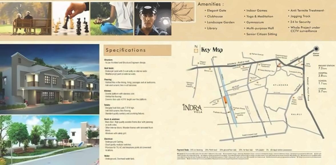  of real estate project Indra Villa located at Bill, Vadodara, Gujarat
