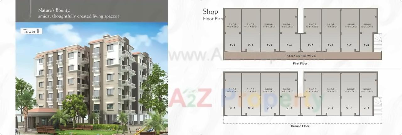 Layout of real estate project Indrabhavan located at Maretha, Vadodara, Gujarat