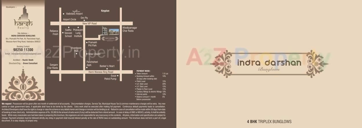  of real estate project Indradarshan Bunglows located at Savad, Vadodara, Gujarat