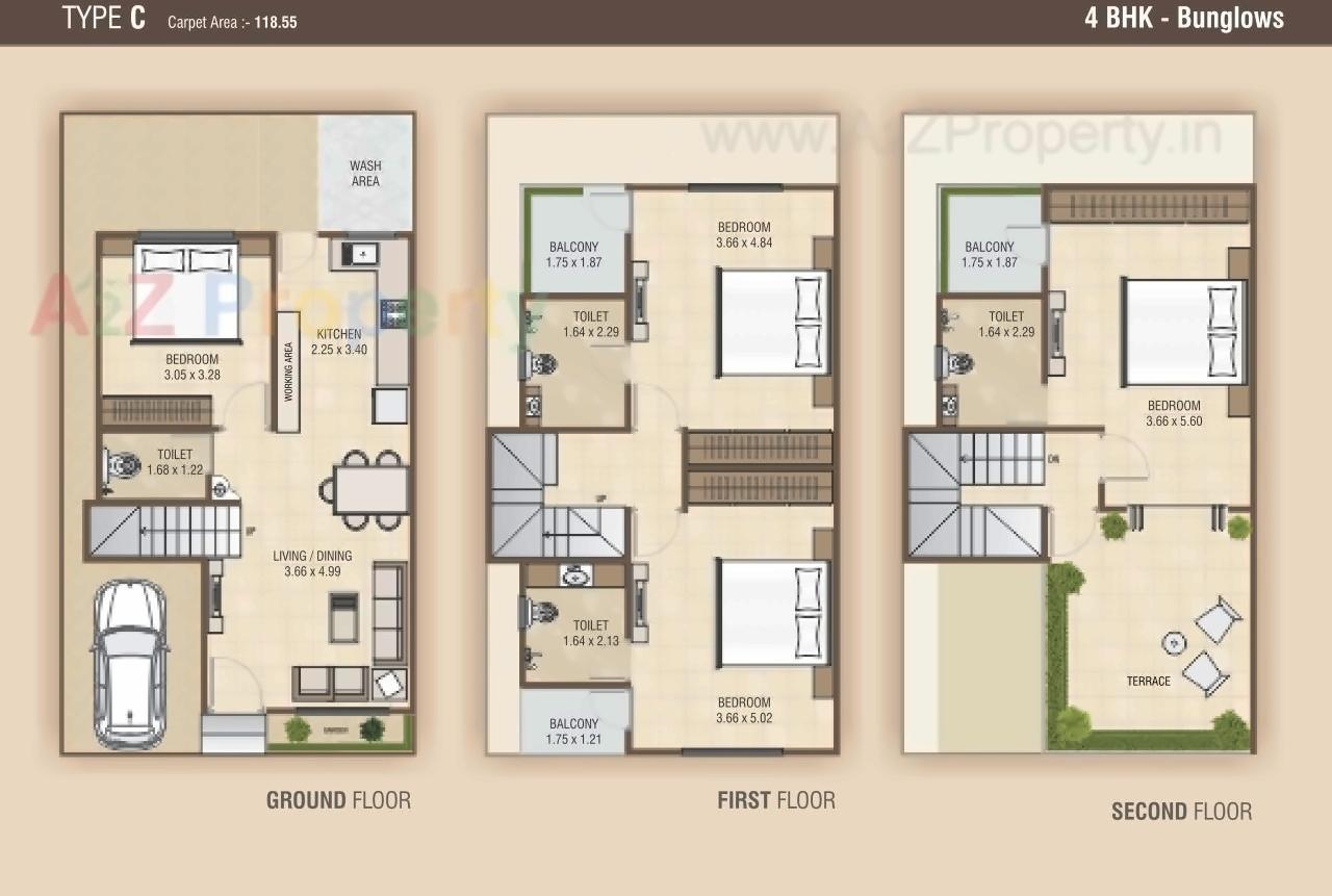 Layout of real estate project Indradarshan Bunglows located at Savad, Vadodara, Gujarat