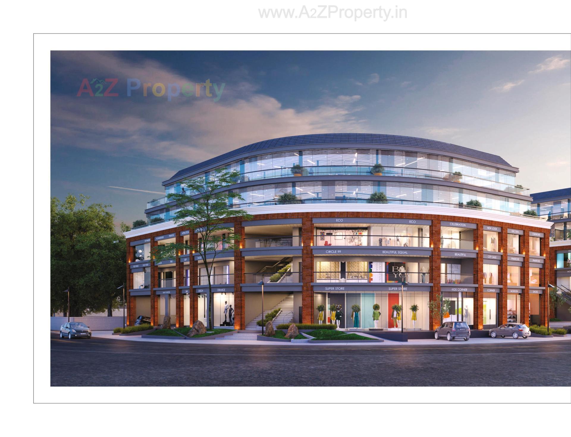 3D Elevation of real estate project Infinity Park located at Tandalja, Vadodara, Gujarat