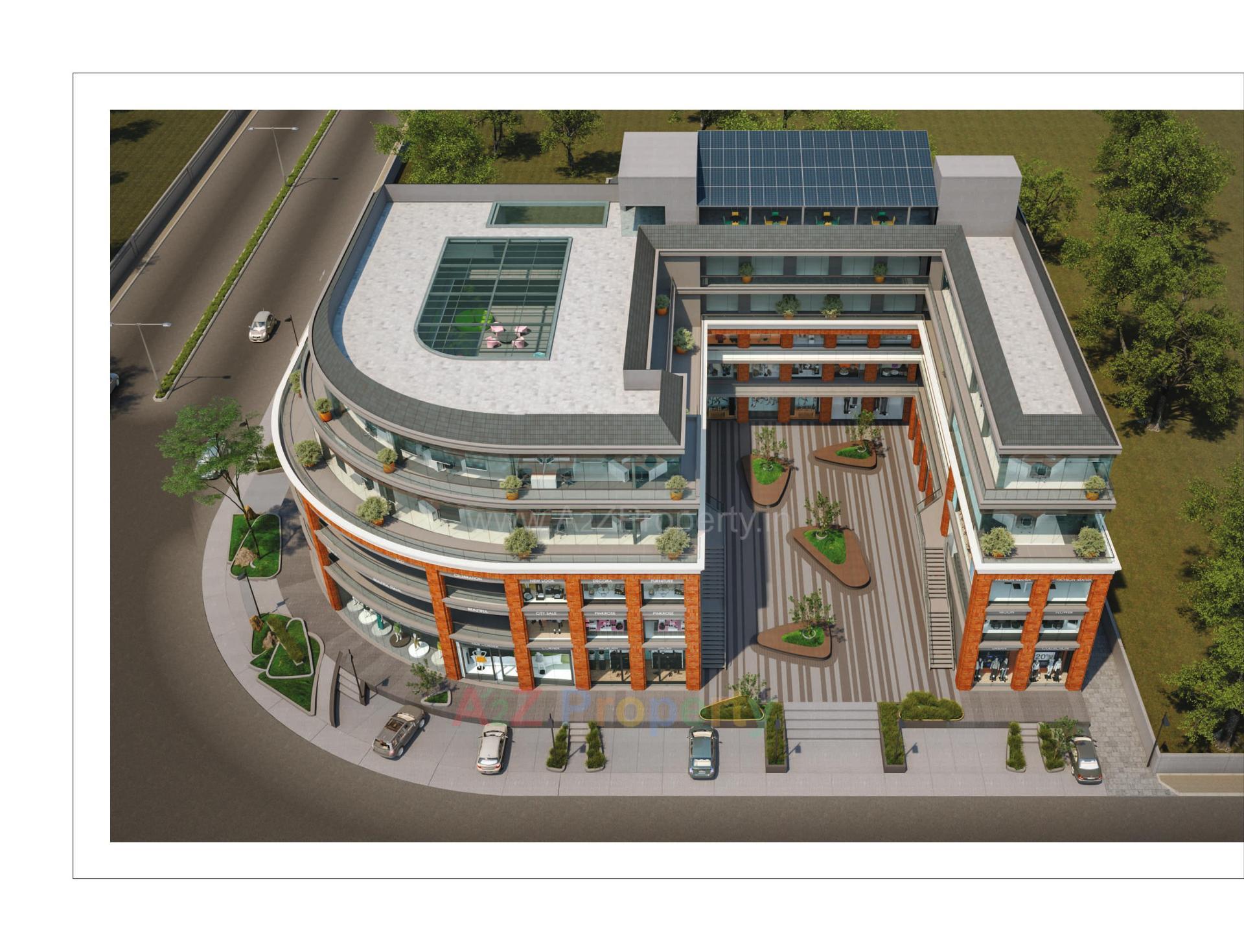 3D Elevation of real estate project Infinity Park located at Tandalja, Vadodara, Gujarat