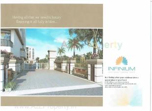 Elevation of real estate project Infinium located at Nizampura, Vadodara, Gujarat