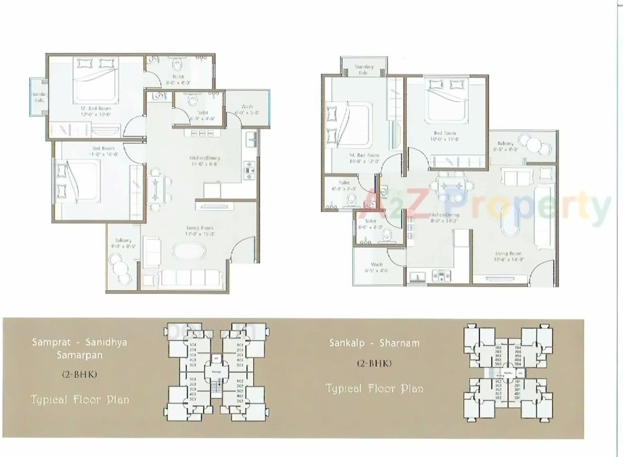 Layout of real estate project Infinium located at Nizampura, Vadodara, Gujarat