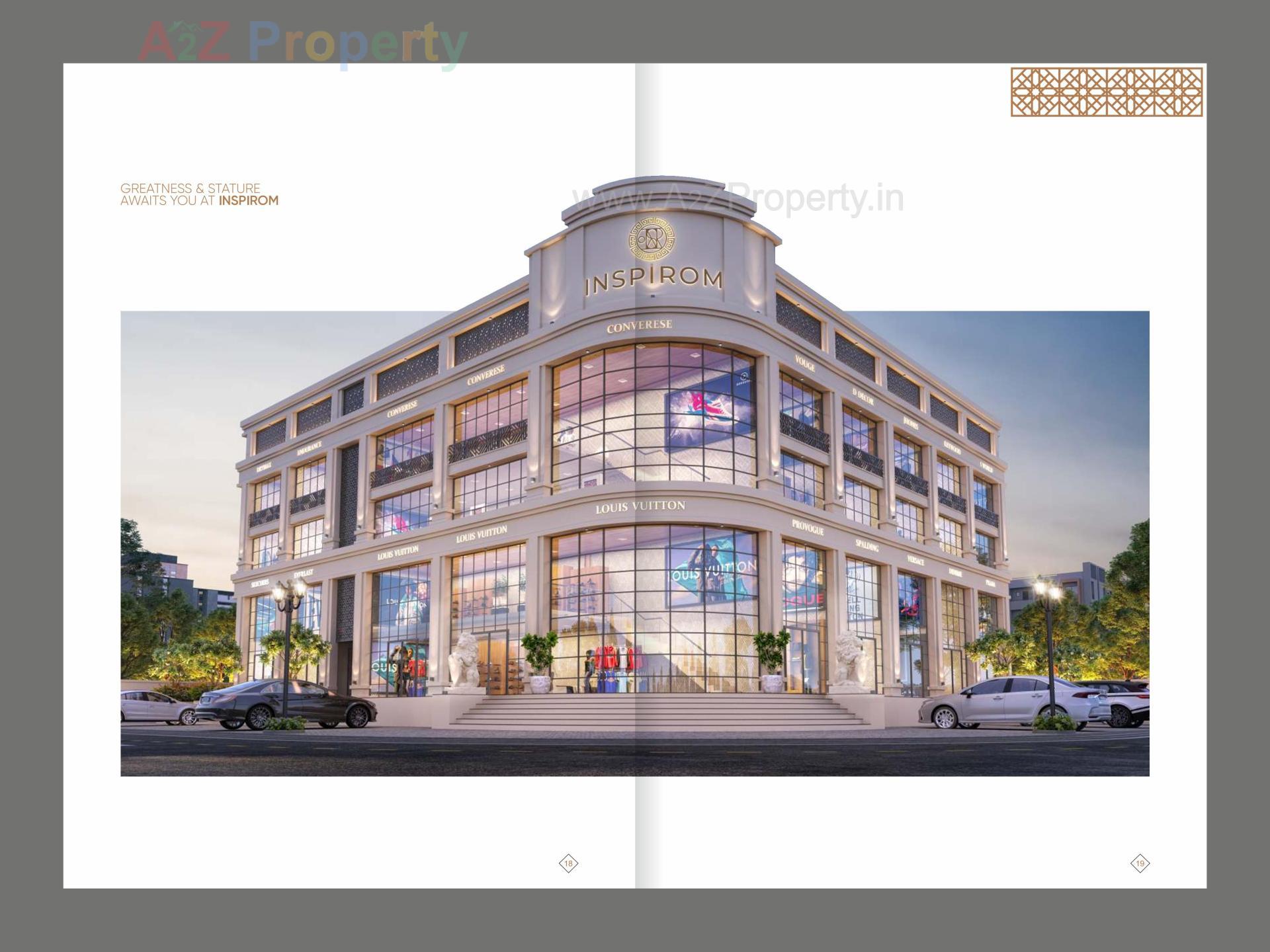 3D Elevation of real estate project Inspirom located at Savad, Vadodara, Gujarat