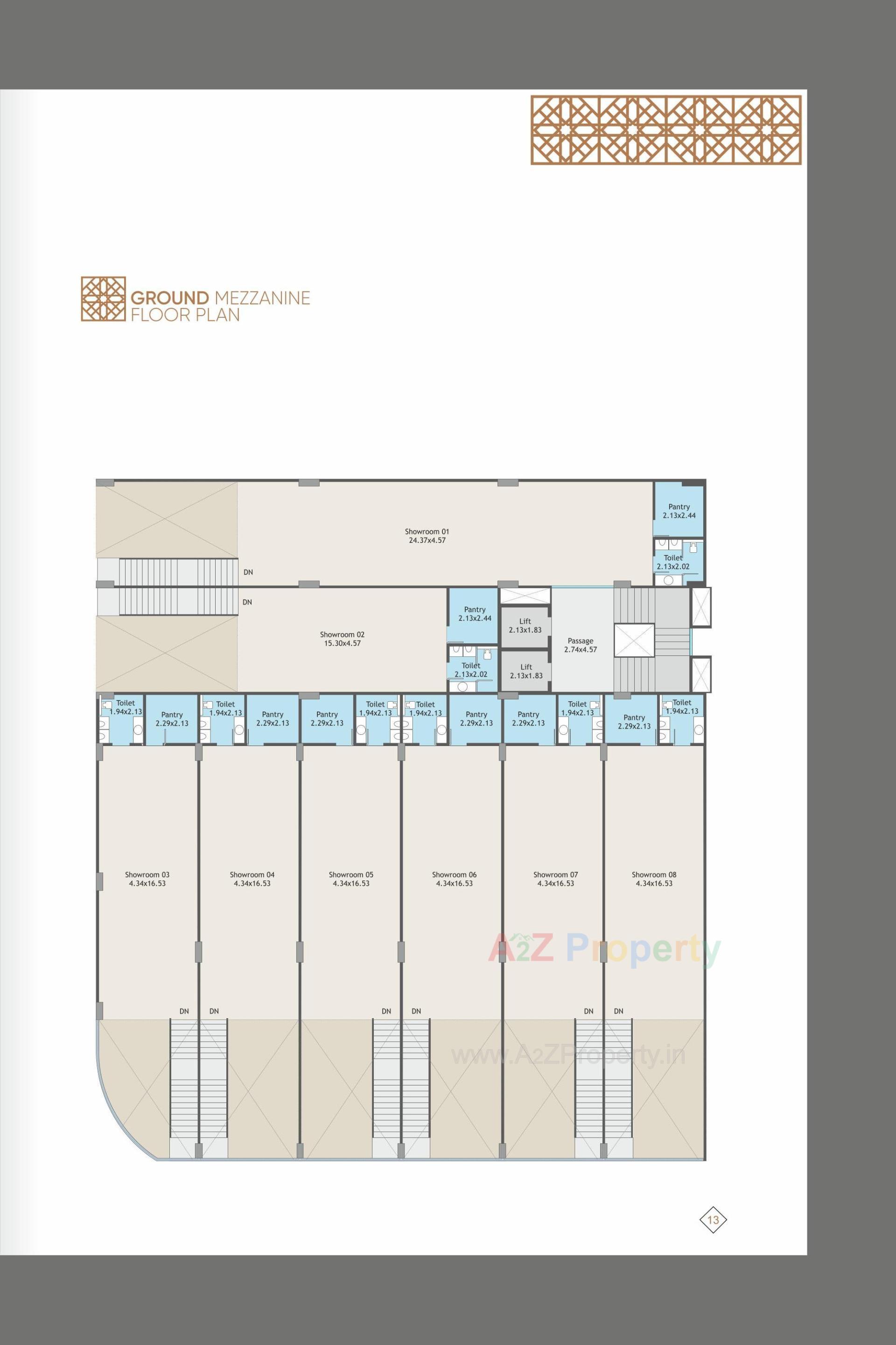 Layout of real estate project Inspirom located at Savad, Vadodara, Gujarat