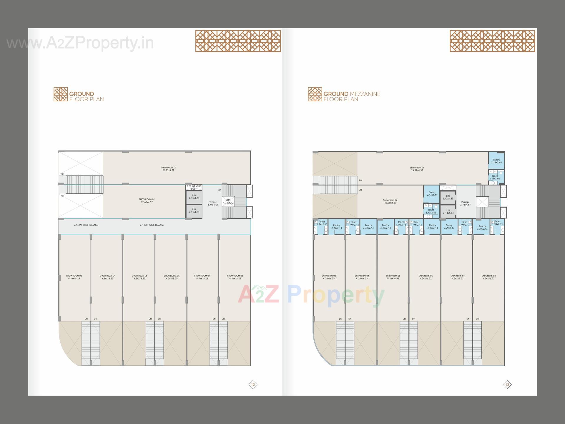 Layout of real estate project Inspirom located at Savad, Vadodara, Gujarat