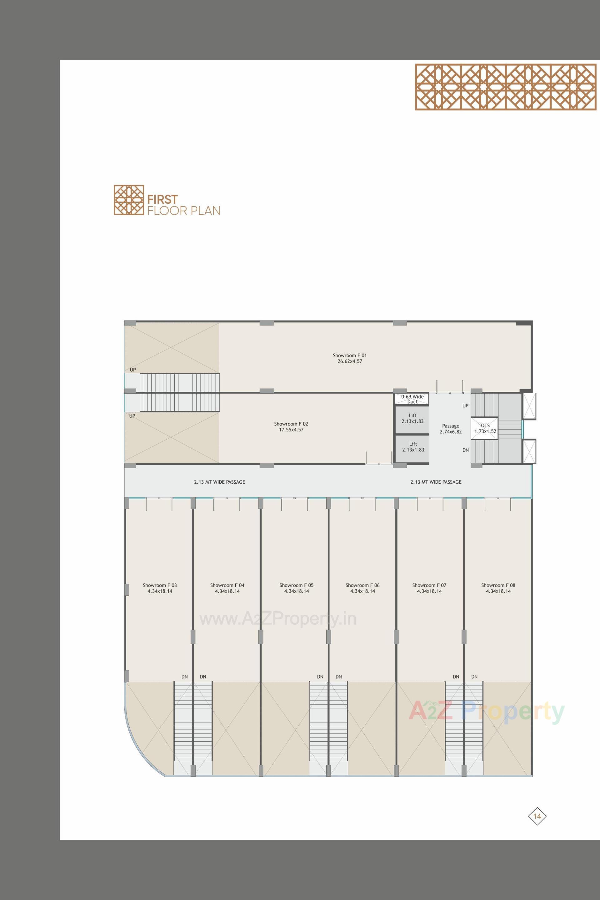 Layout of real estate project Inspirom located at Savad, Vadodara, Gujarat