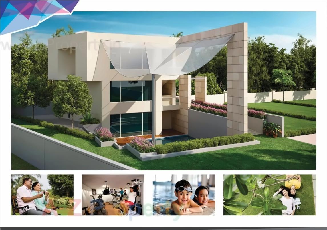 3D Elevation of real estate project Iolite located at Sherkhi, Vadodara, Gujarat