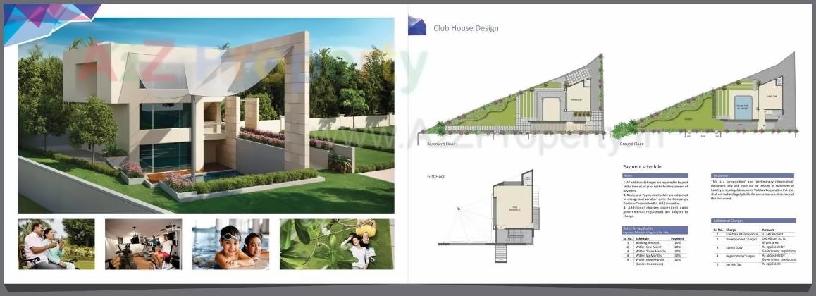 Layout of real estate project Iolite located at Sherkhi, Vadodara, Gujarat