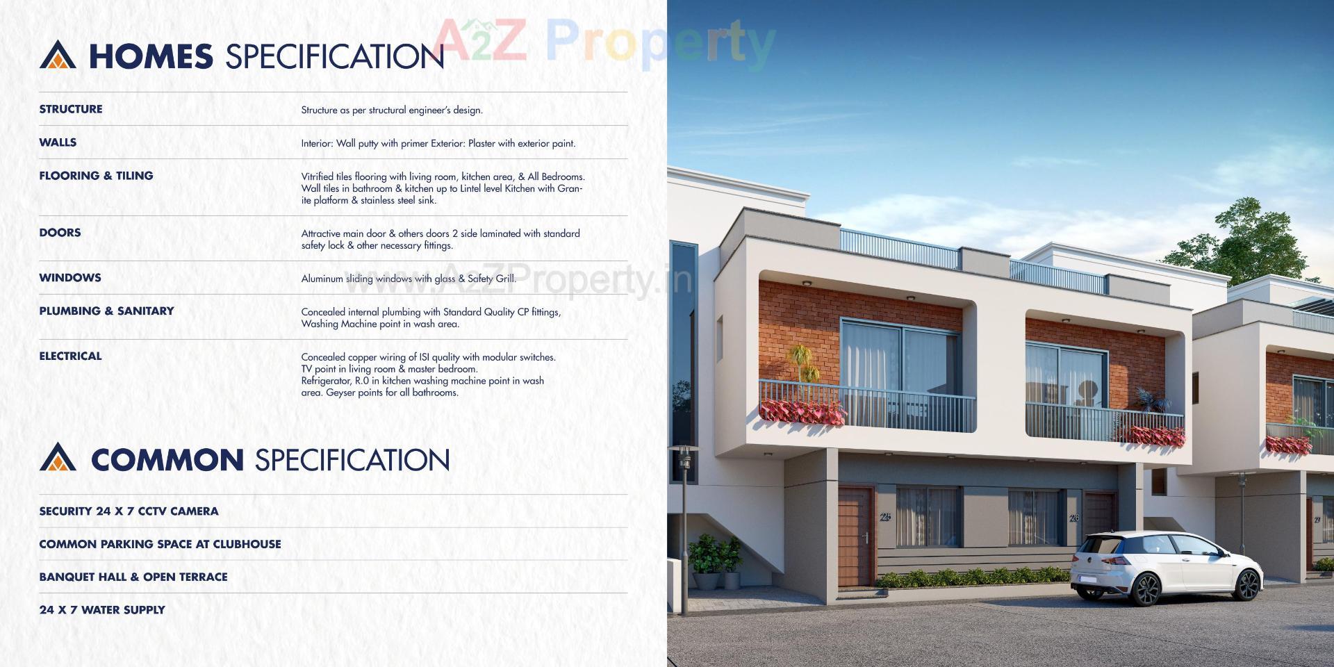  of real estate project Isha Bungalows located at Bill, Vadodara, Gujarat