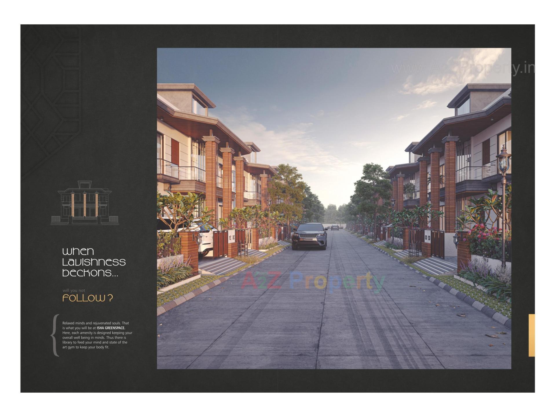 3D Elevation of real estate project Isha Greenspace located at Bil, Vadodara, Gujarat