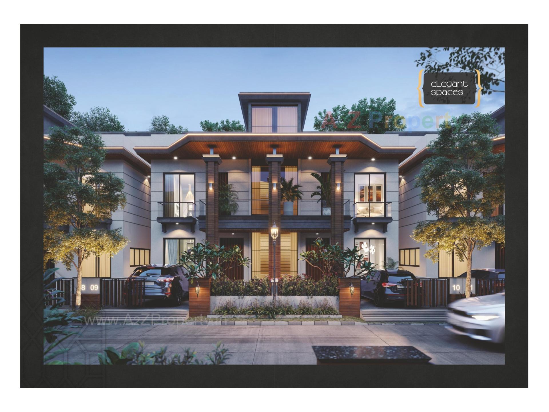 3D Elevation of real estate project Isha Greenspace located at Bil, Vadodara, Gujarat