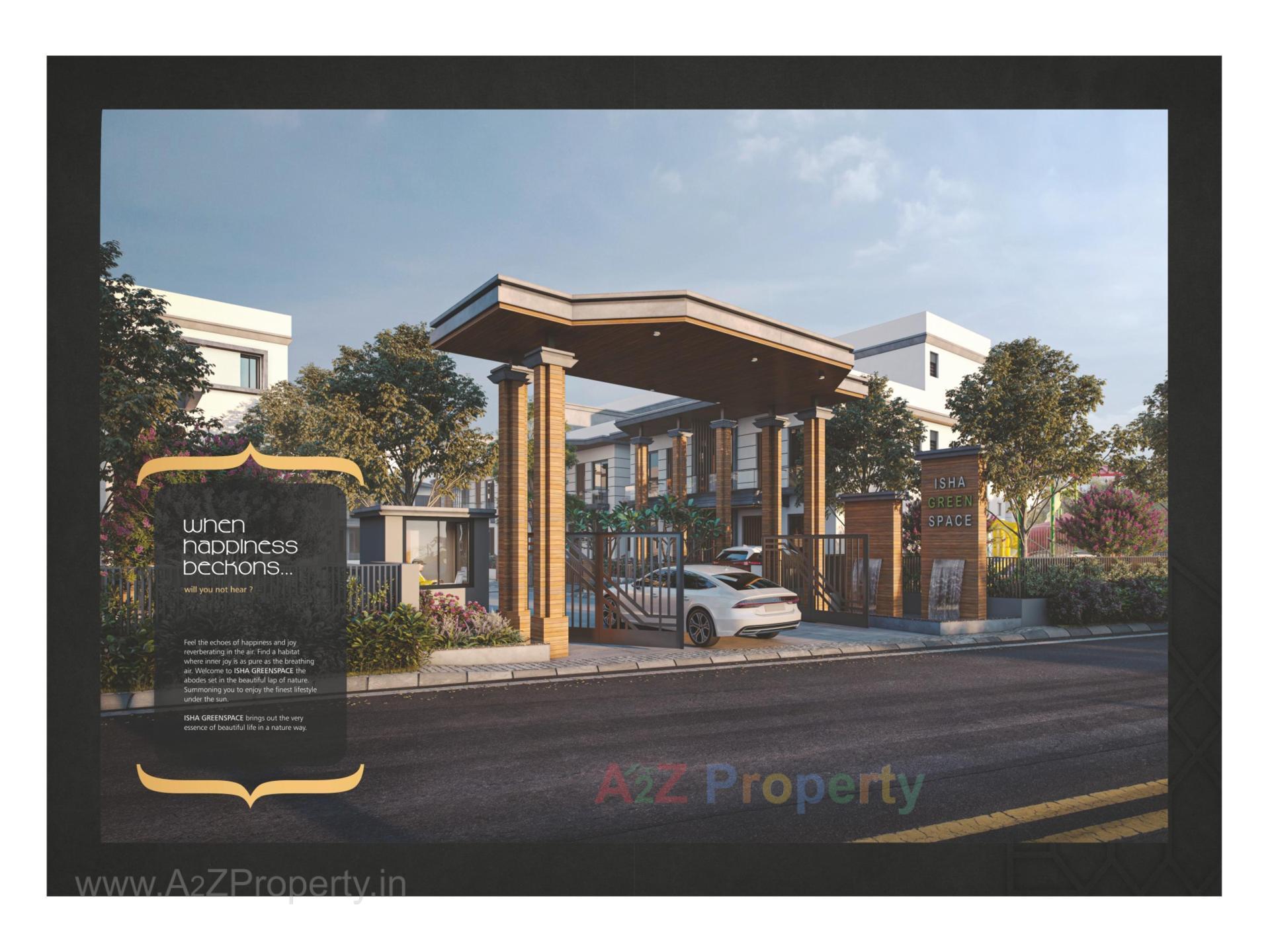 3D Elevation of real estate project Isha Greenspace located at Bil, Vadodara, Gujarat