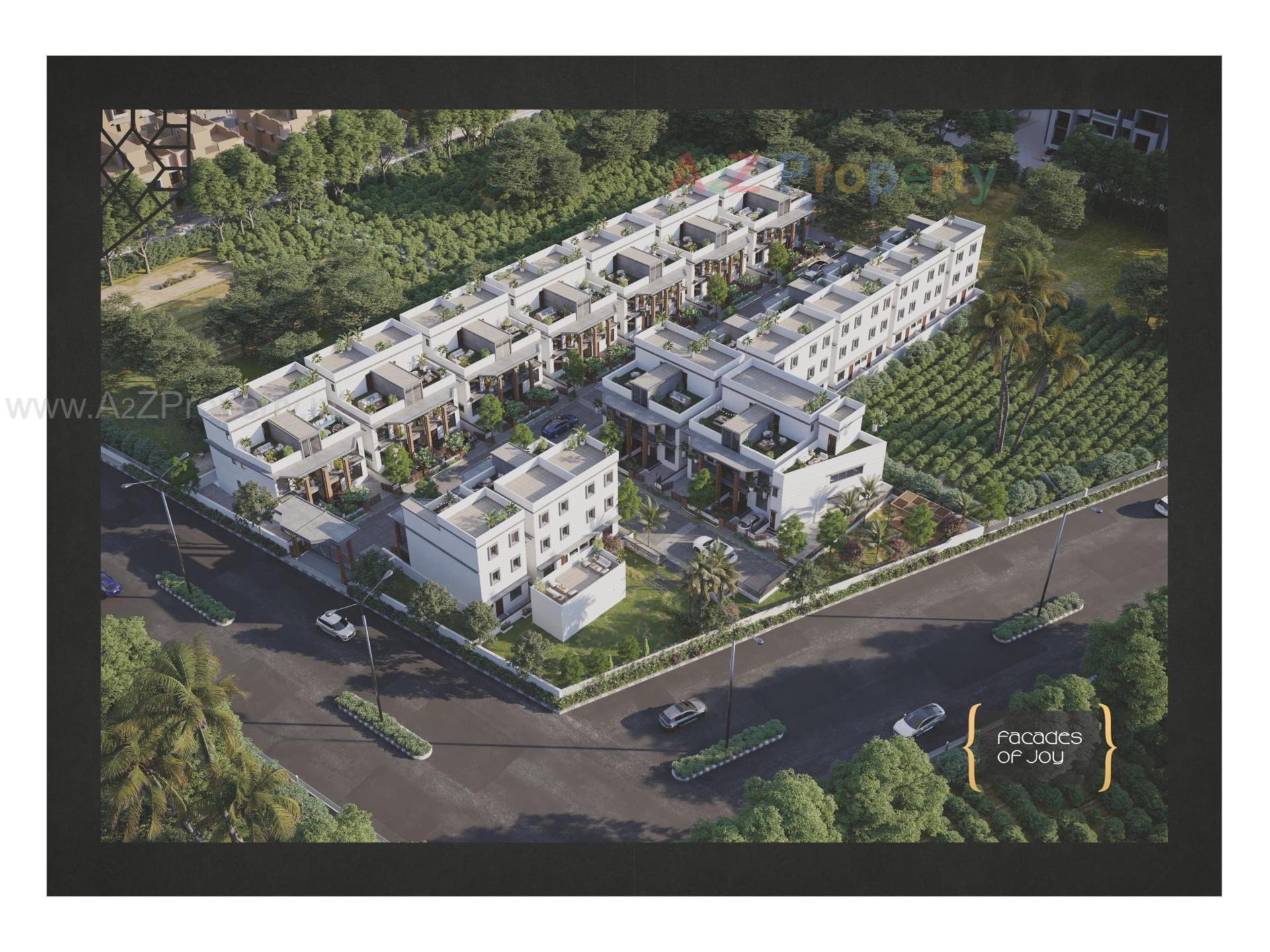 3D Elevation of real estate project Isha Greenspace located at Bil, Vadodara, Gujarat