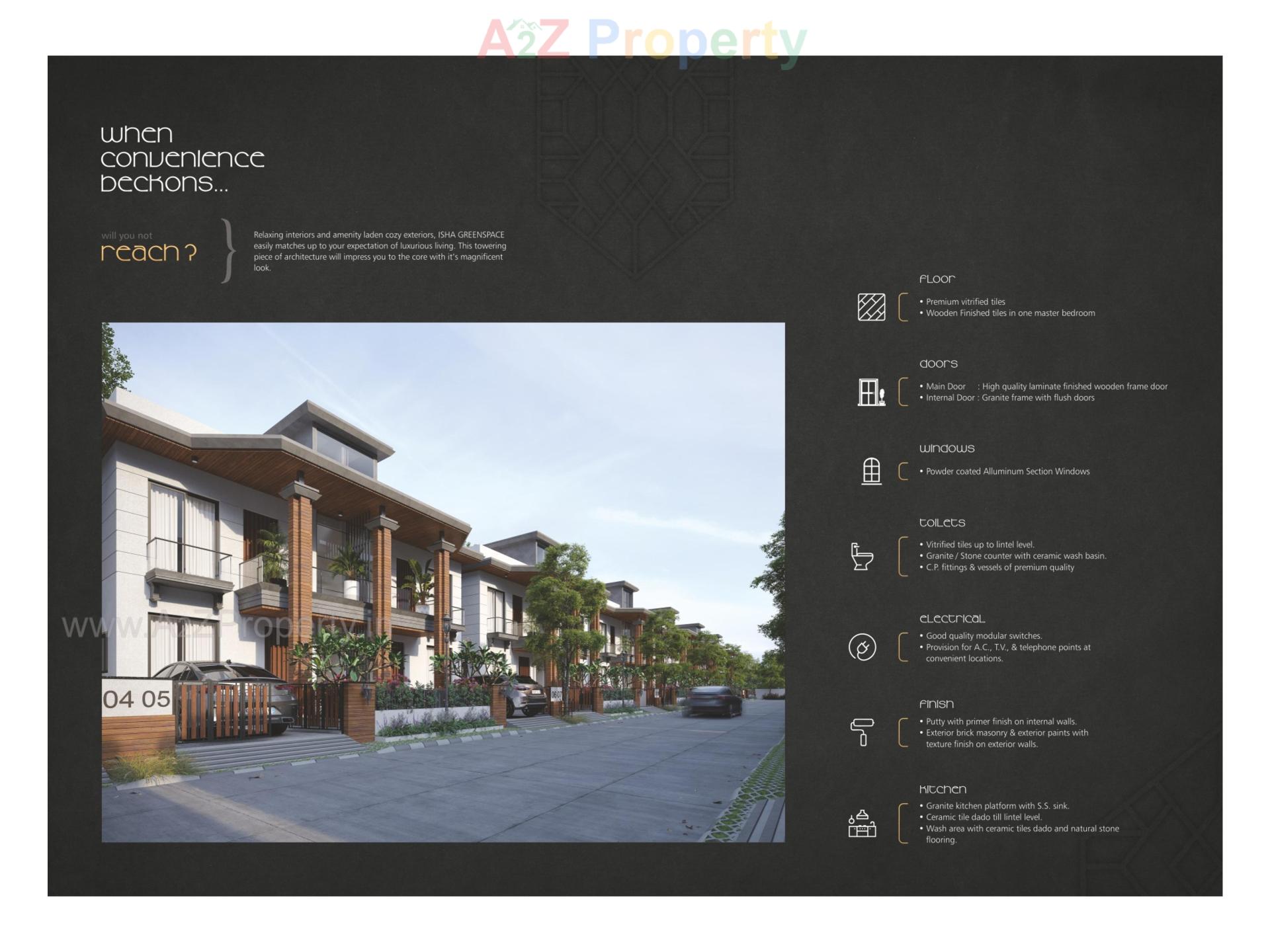  of real estate project Isha Greenspace located at Bil, Vadodara, Gujarat