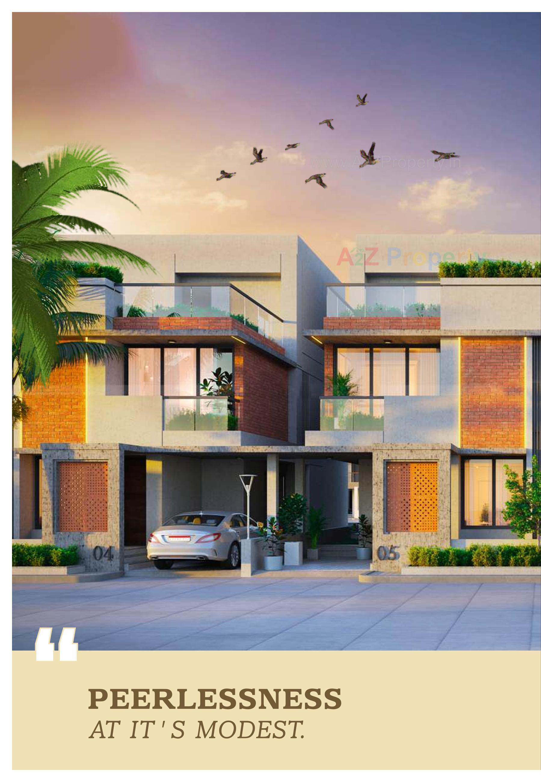 3D Elevation of real estate project Isha Vasyam located at Harni, Vadodara, Gujarat