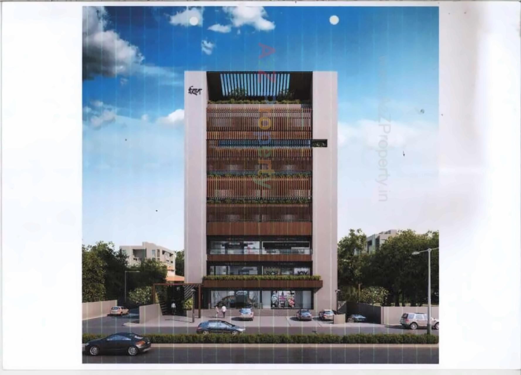 3D Elevation of real estate project Ishaan located at Akota, Vadodara, Gujarat