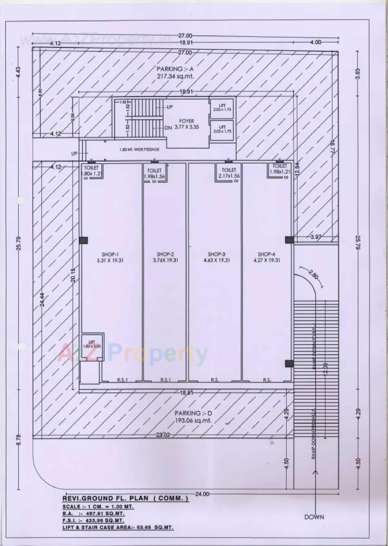  of real estate project Ishaan located at Akota, Vadodara, Gujarat