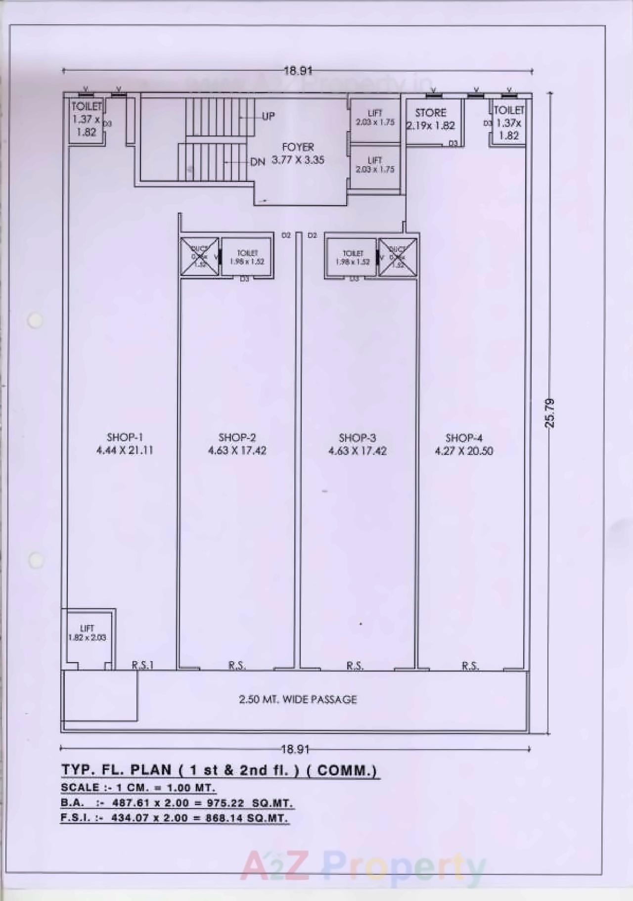 Layout of real estate project Ishaan located at Akota, Vadodara, Gujarat