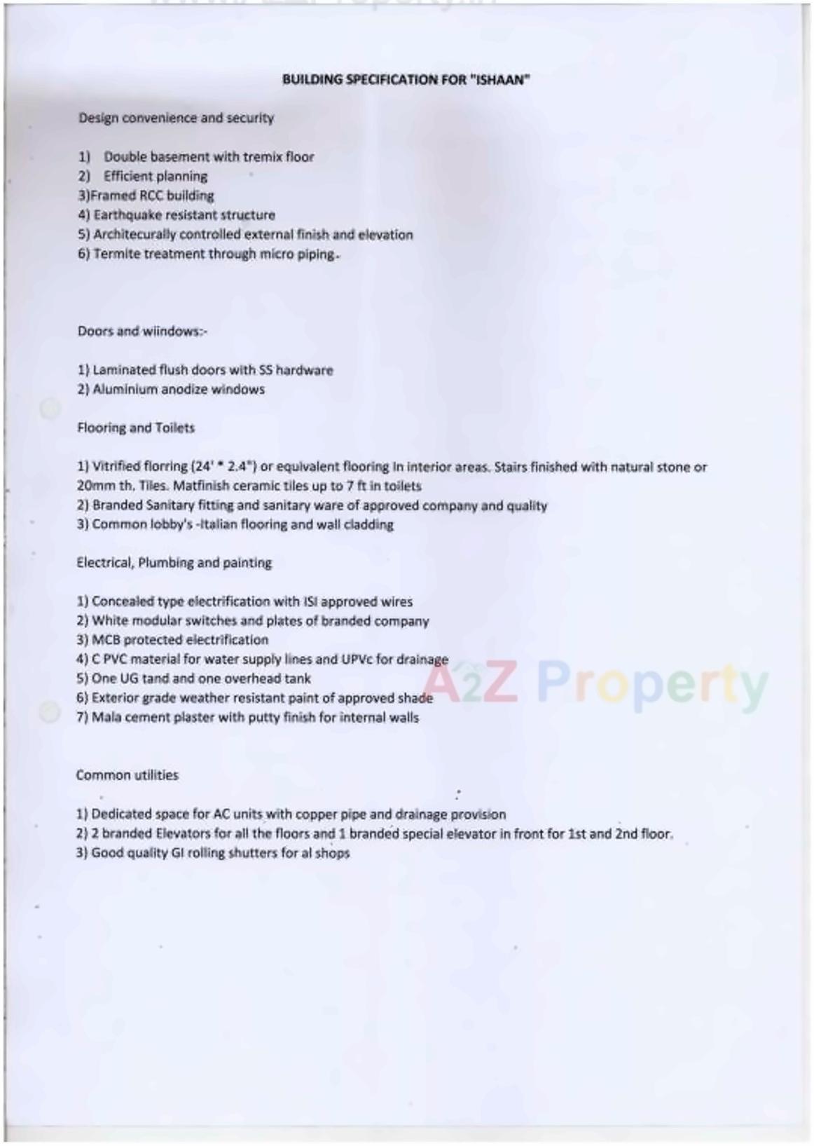  of real estate project Ishaan located at Akota, Vadodara, Gujarat